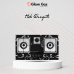 Glam Gas GG‐Greynite Square Built In Hobs With Glass Body